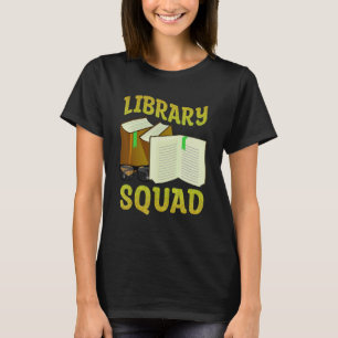 Camiseta Librería Biblioteca Squad Book Reading Club Librer