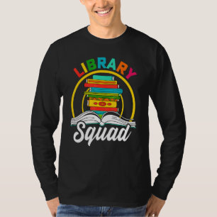 Camiseta Librería Biblioteca Squad Librarian Bookworm Leadi