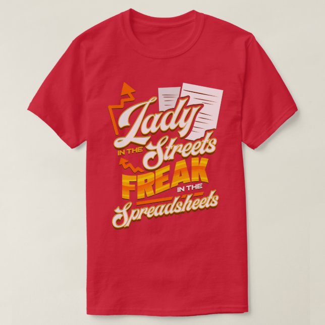 Camiseta Librería Funny Accountability Tax Office CPA Lady (Diseño del anverso)
