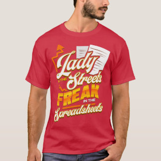 Camiseta Librería Funny Accountability Tax Office CPA Lady