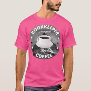 Camiseta Librero impulsado por la biblioteca de café