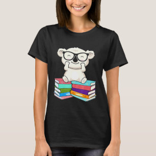 Camiseta Librero Koala Bear leyendo Bibliotecario Koala Bea