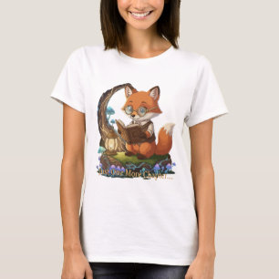 Camiseta Librero Zorro Adorable "Sólo Un Capítulo Más" Capr