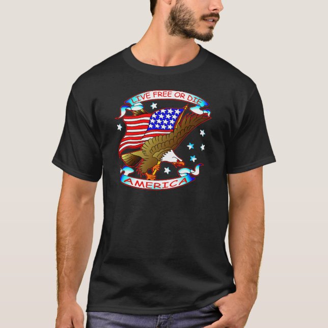 Camiseta Libres vivos o mueren, América (Anverso)