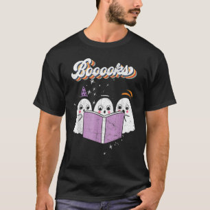 Camiseta Libritos Lindos Fantasma Lee Más Libros Divertido