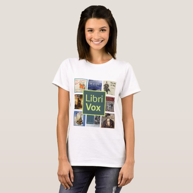 Camiseta LibriVox - Estilo 1 (Anverso completo)