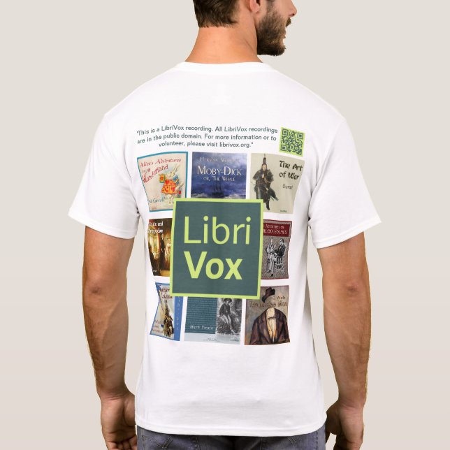 Camiseta LibriVox - Estilo 2 (Reverso)