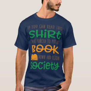Camiseta Libro Abajo y reúna el regalo de los amantes de lo