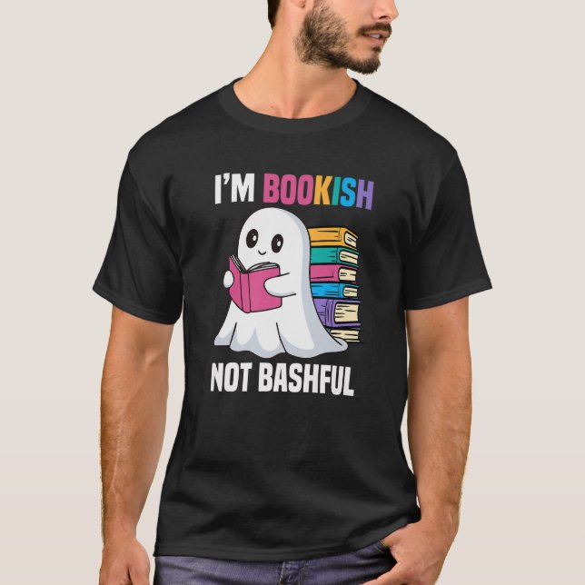 Camiseta Libro bibliotecario de Cute Nerd leyendo libros Gh (Anverso)