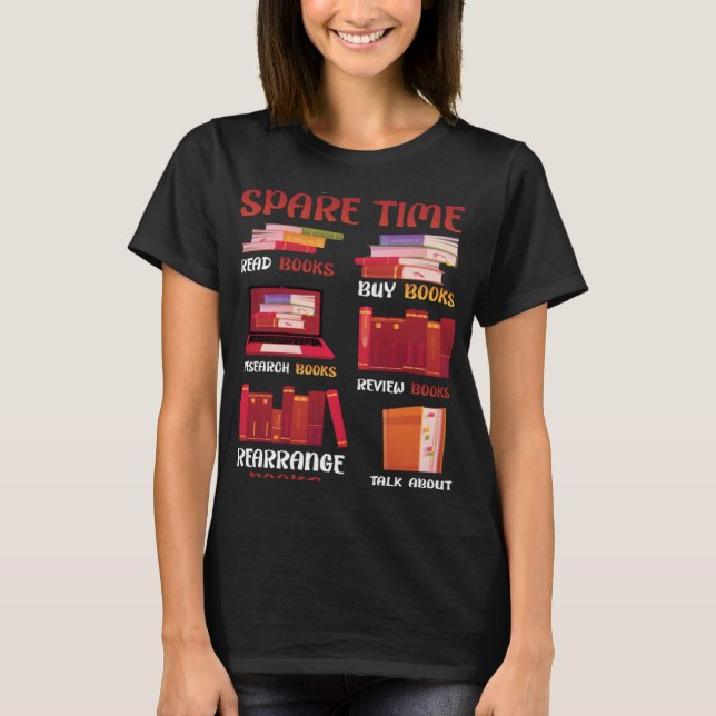 Camiseta Libro Bookworm Libros Bibliotecarios Leyendo 1 (Anverso)