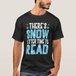 Camiseta Libro Cita Bookworm Winter Pun libro Leer texto