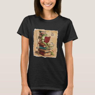 Camiseta Libro Clásico Antiguo de Pesca de Rana y Sapo Rana