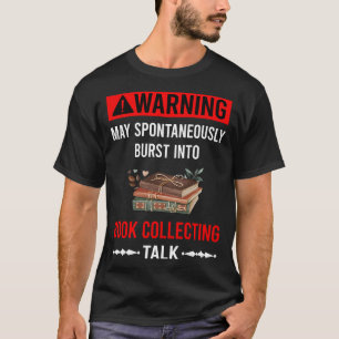 Camiseta Libro de advertencia rojo que recopila libros bibl