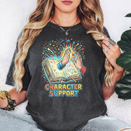 Camiseta Libro de apoyo al personaje Alto cinco Humor