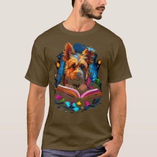 Camiseta Libro de Australia Terrier Leer