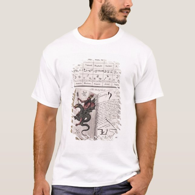 Camiseta Libro de bebidas espirituosas (Anverso)