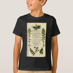 Camiseta Libro de Botánica Antiguo