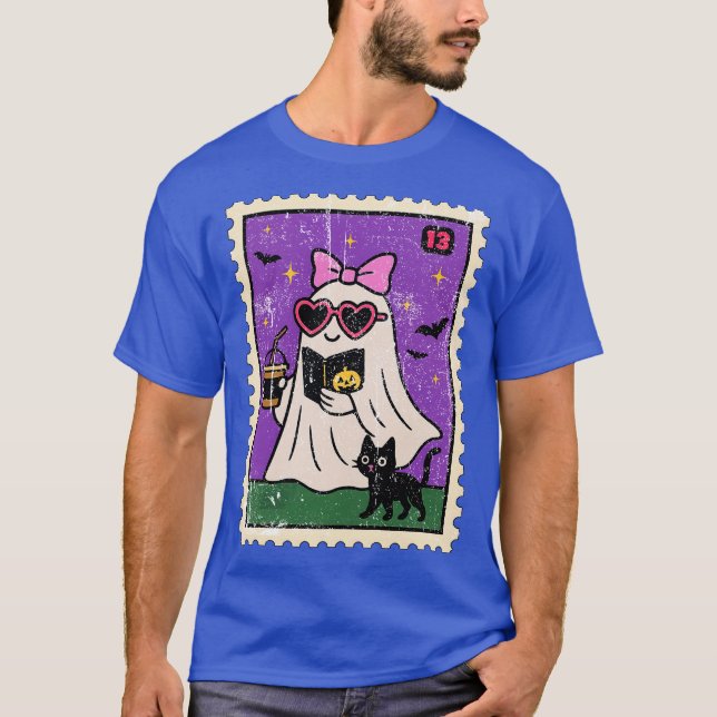 Camiseta Libro de café hielo fantasma (Anverso)