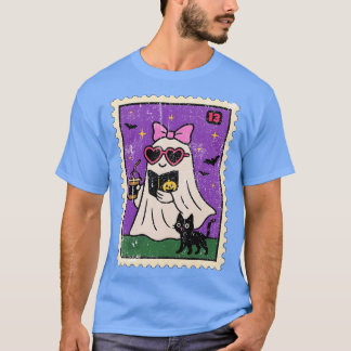 Camiseta Libro de café hielo fantasma