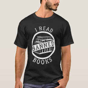 Camiseta Libro de censura leyendo Nerd Leí Libros Prohibido