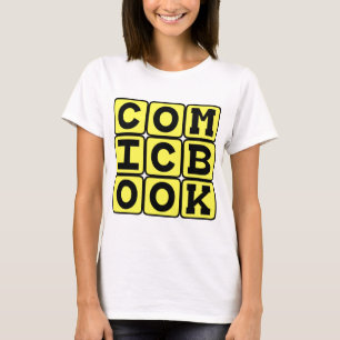 Camiseta Libro de Cómic, Novela Gráfica