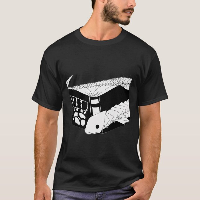 Camiseta Libro de conjuro maldito con esqueleto de huesos d (Anverso)