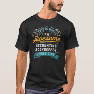 Camiseta Libro de contabilidad asombrosa ocupación de traba