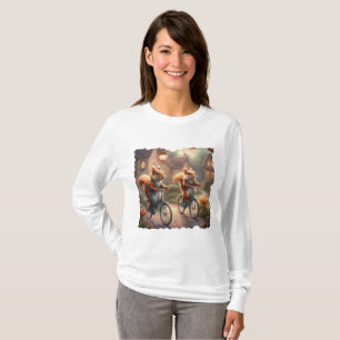 Camiseta Libro de cuentos de ardillas caprichosas que andan