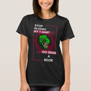 Camiseta Libro de dinosaurios pared rotura intervención Sob