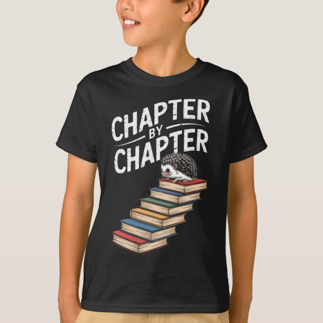 Camiseta Libro de erizo trepando capítulo por capítulo dive (Anverso)
