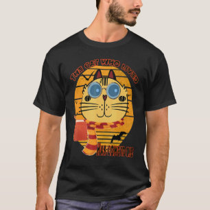 Camiseta Libro de gato mágico murciélagos espeluznantes de