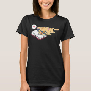 Camiseta Libro de gatos de gusanos de biblioteca me encanta