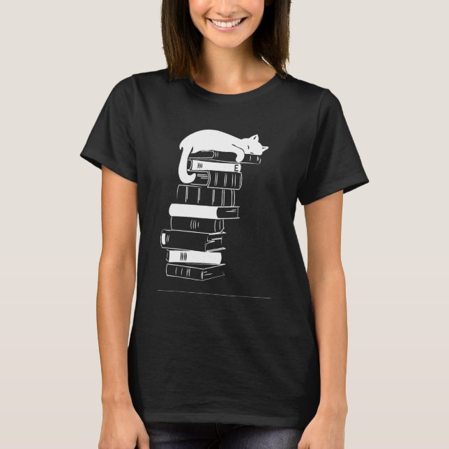 Camiseta Libro de gatos de sueño - Repetición de libro de g (Anverso)