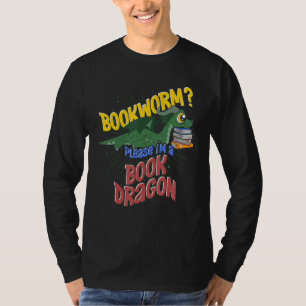 Camiseta Libro de gusanos de biblioteca leyendo libro de cr