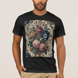 Camiseta Libro de hechizos Luna Azul – Arte gótico para lle