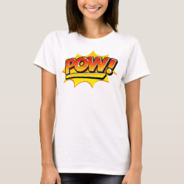 Camiseta ¡Libro de historietas, POW! Explosión