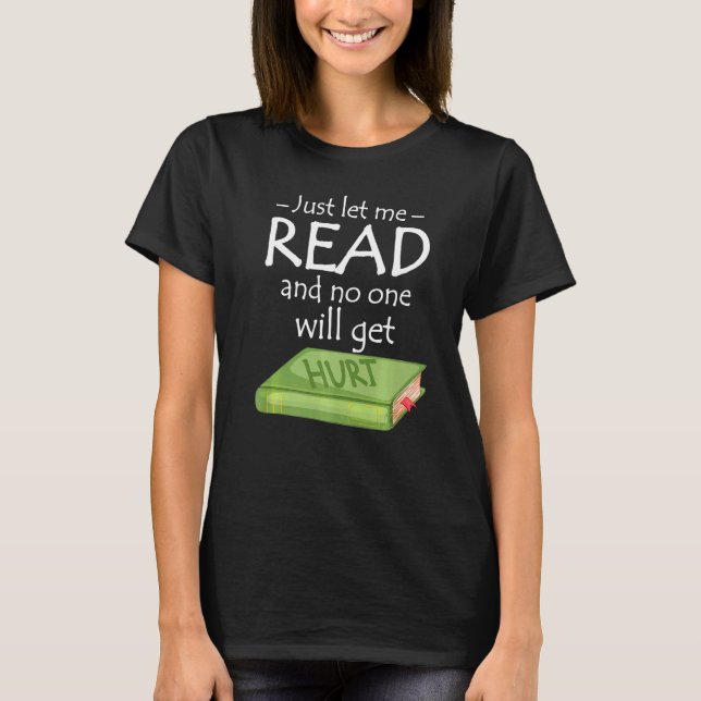 Camiseta Libro de la Biblioteca de Literatura leyendo el li (Anverso)