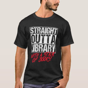 Camiseta Libro de la Biblioteca Orcas Straight Outta