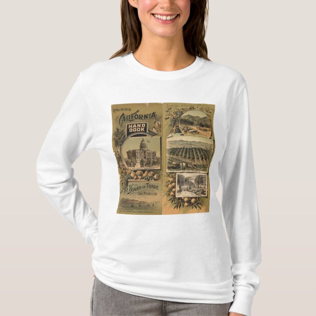 Camiseta Libro de la mano de California (Anverso)