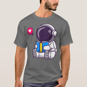Camiseta Libro de lectura de astronautas