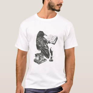 Camiseta Libro de lectura de aves de Raven