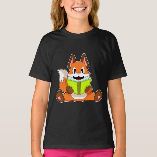 Camiseta Libro de lectura de Fox (Anverso)