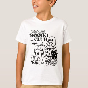 Camiseta Libro de lectura de los Fantasmas de Halloween de