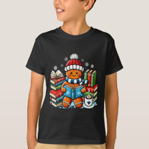 Camiseta Libro de lectura de pan de jengibre para niños de