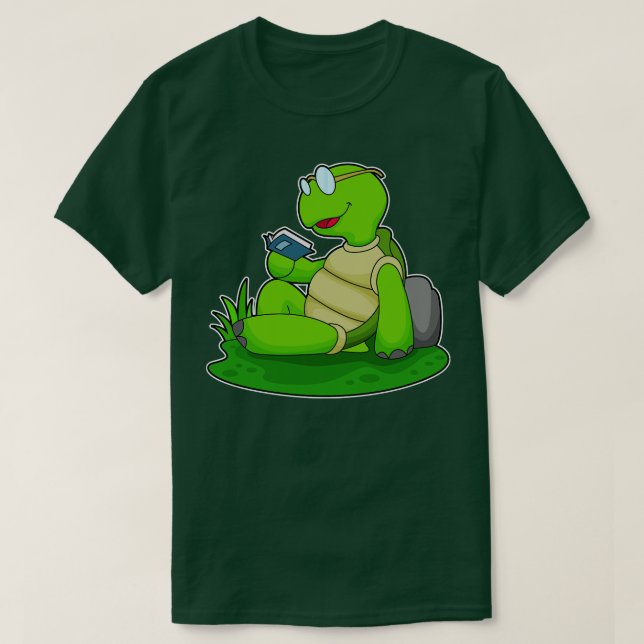 Camiseta Libro de lectura de tortugas (Diseño del anverso)
