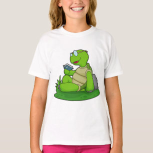 Camiseta Libro de lectura de tortugas