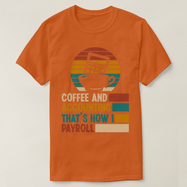 Camiseta Libro de libros del auditor de impuestos de café y (Diseño del anverso)