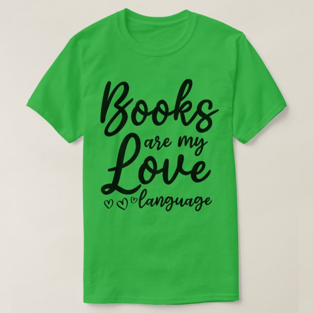 Camiseta Libro de Literatura Lover I Los Libros Son Mi Lan  (Diseño del anverso)