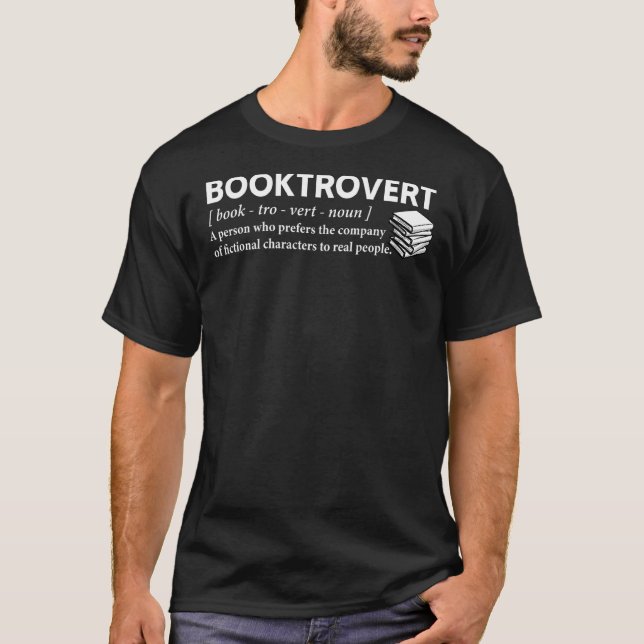 Camiseta Libro de memes bibliotecario sobre definición de B (Anverso)
