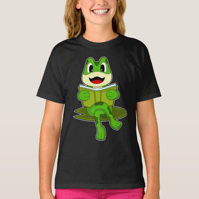 Camiseta Libro de nerds de ranas (Anverso)
